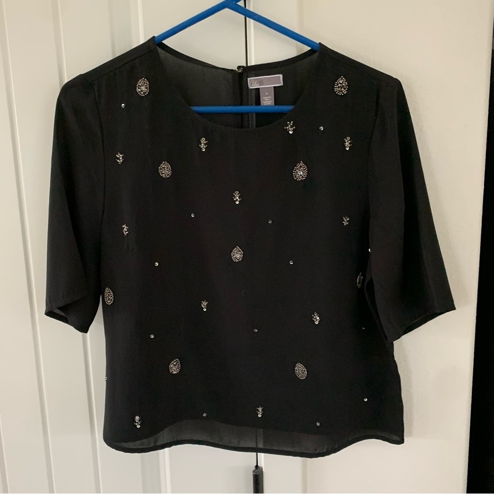 Beaded Embroidered Blouse